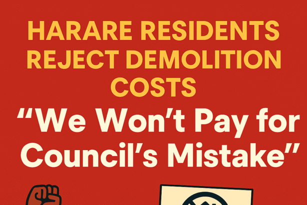 Harare Residents Reject Demolition Costs: "We Won’t Pay for Council’s Mistake"
